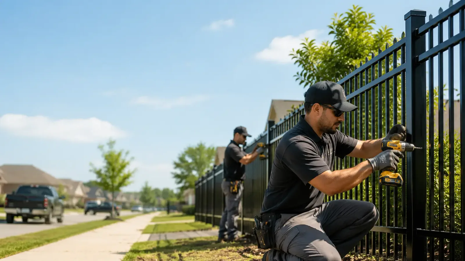 Metal Fence Installation in Canyon Country, CA
